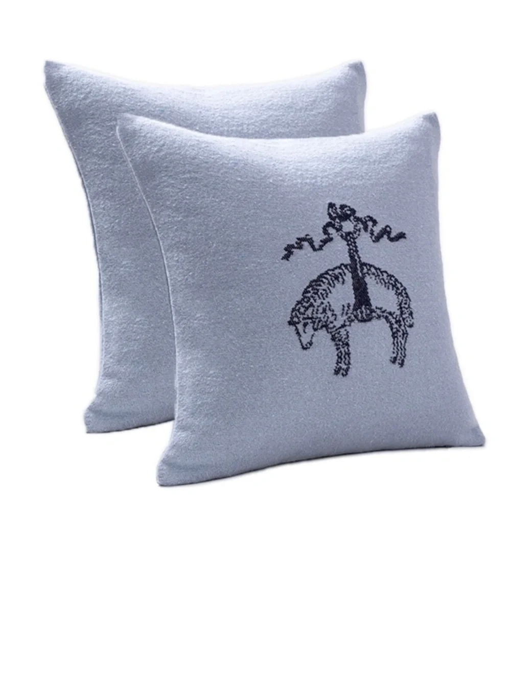 Brooks Brothers Signature Logo Decorative Pillow Set of 2 - New
